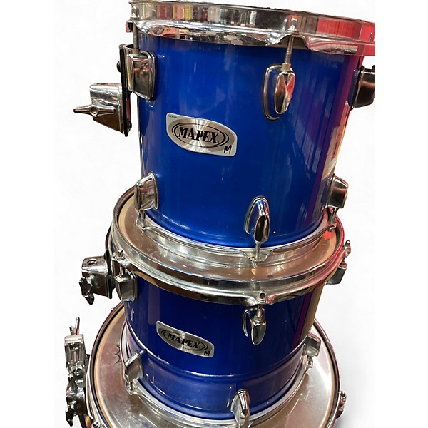 Used Mapex 4 Piece M Series blue Drum Kit