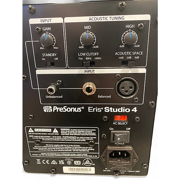 Used PreSonus Eris Studio 4 Powered Monitor