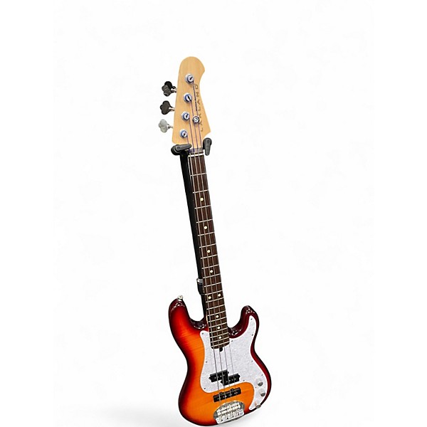 Used Lakland 44-02 Skyline Series Standard 2 Color Sunburst Electric Bass Guitar