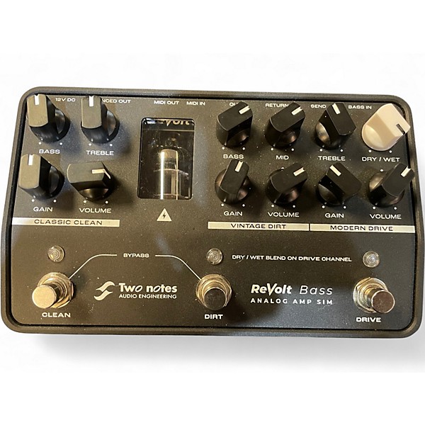 Used Two Notes AUDIO ENGINEERING revolt bass amp sim Bass Effect Pedal