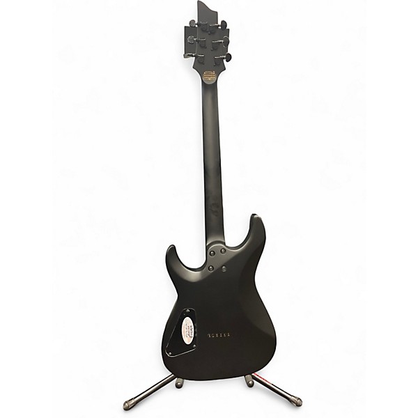 Used Schecter Guitar Research Damien 6 Black Solid Body Electric Guitar