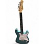 Used Donner Stratocaster HSS Metallic Aqua Marine Solid Body Electric Guitar thumbnail