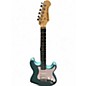 Used Donner Stratocaster HSS Metallic Aqua Marine Solid Body Electric Guitar