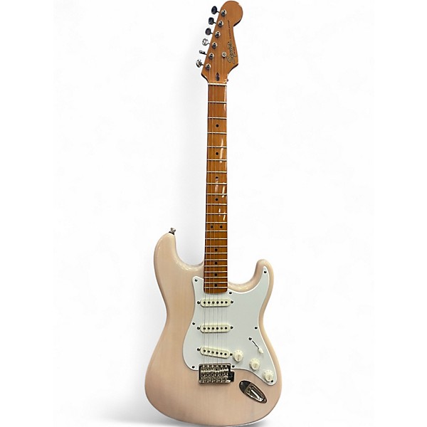 Used Squier Classic Vibe 1950S Stratocaster White Blonde Solid Body Electric Guitar