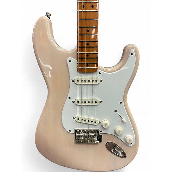Used Squier Classic Vibe 1950S Stratocaster White Blonde Solid Body Electric Guitar