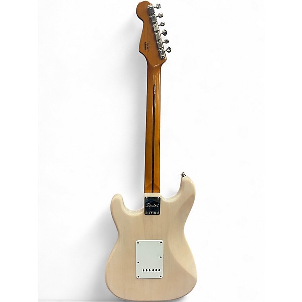 Used Squier Classic Vibe 1950S Stratocaster White Blonde Solid Body Electric Guitar