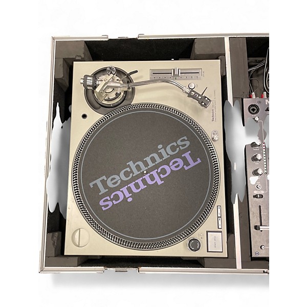 Used Technics SL-1200MK5 PAIR WITH NUMARK 5000FX MIXER DJ Package