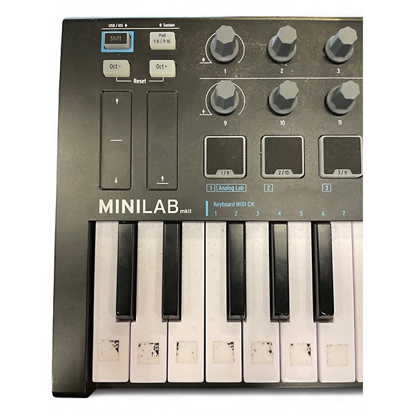 Used Arturia Minilab MKII MIDI Controller