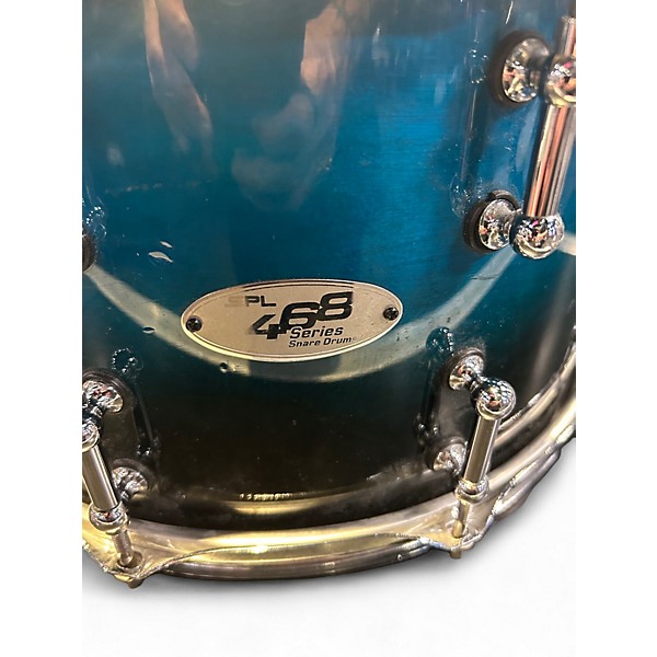 Used SPL 14X8 468 SERIES Turquoise Blue Fade Drum