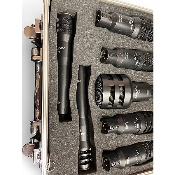 Used Audix BP7F 7-Piece Percussion Microphone Pack