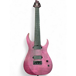 Used Schecter Guitar Research John Browne Diamond Series Tao 8 String Trans Purple Solid Body Electric Guitar