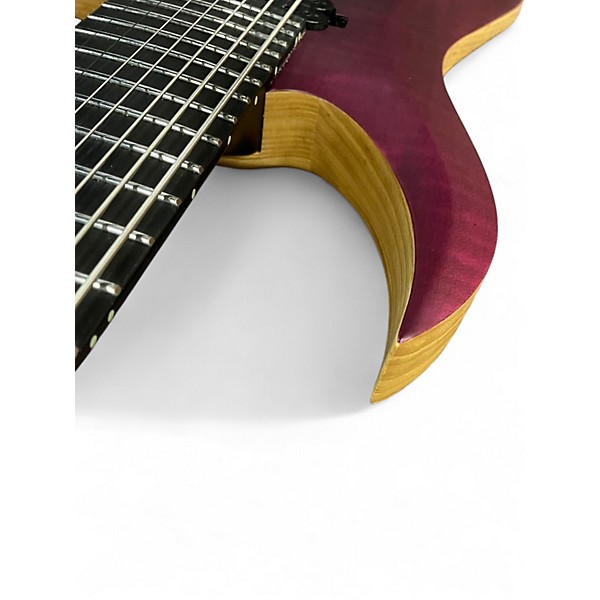 Used Schecter Guitar Research John Browne Diamond Series Tao 8 String Trans Purple Solid Body Electric Guitar