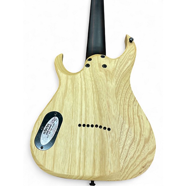 Used Schecter Guitar Research John Browne Diamond Series Tao 8 String Trans Purple Solid Body Electric Guitar