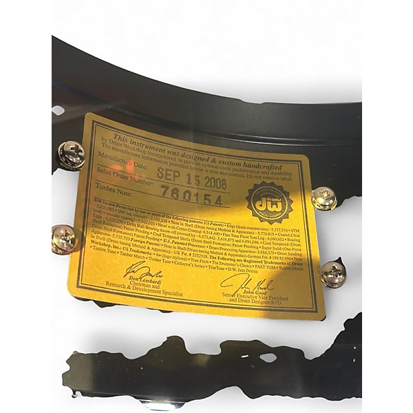 Used DW 14X5.5 COLLECTORS SERIES KNURLED STEEL Drum