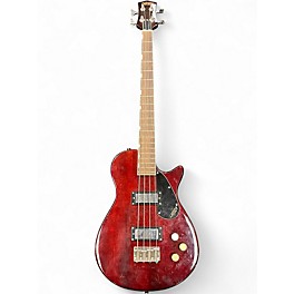 Used Gretsch Guitars Streamliner Jet Club Bass Wine Red Electric Bass Guitar