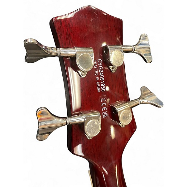 Used Gretsch Guitars Streamliner Jet Club Bass Wine Red Electric Bass Guitar