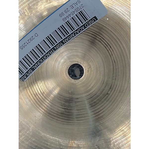 Used Agazarian 10in Traditional Splash Cymbal