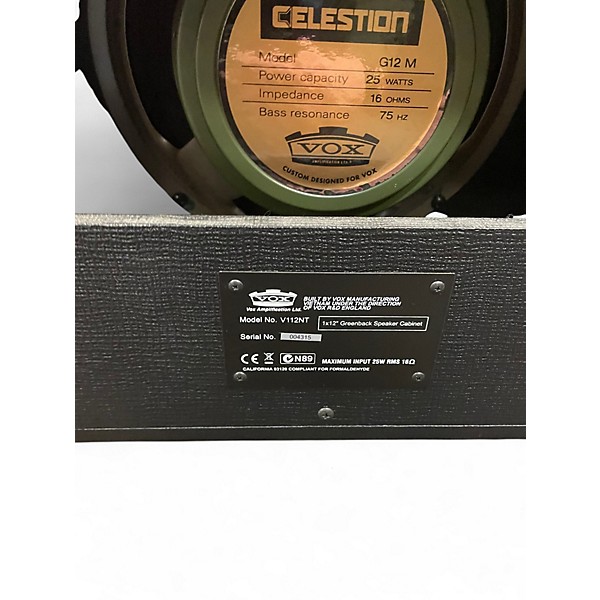 Used VOX V112NT Guitar Cabinet