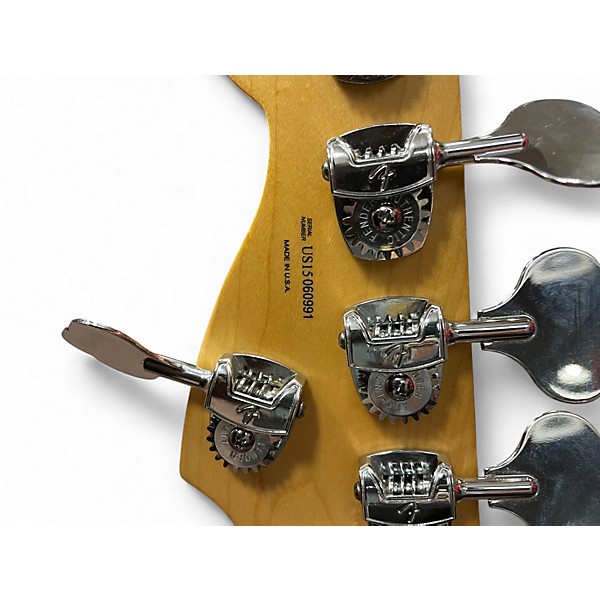 Used Fender American Deluxe Jazz Bass V 5 String NATURAL ASH Electric Bass Guitar