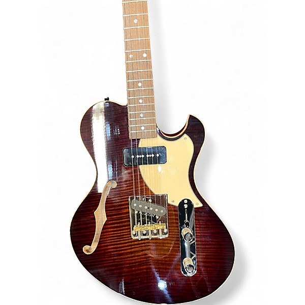 Used Doubleday buteo Natural Hollow Body Electric Guitar