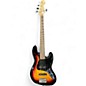 Used Squier Affinity Jazz Bass V 5 String 2 Color Sunburst Electric Bass Guitar thumbnail