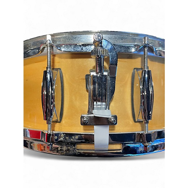 Used Gretsch Drums 5X14 Full Range Snare Natural Drum