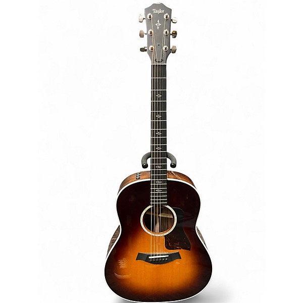 Used Taylor 417e-R Tobacco Sunburst Acoustic Guitar