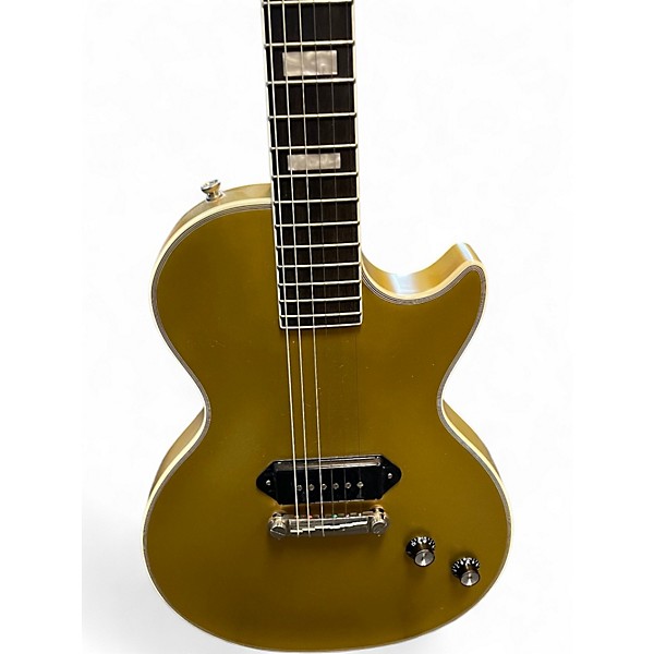 Used Epiphone Jared James Nichols "Old Glory" Les Paul Custom Gold Solid Body Electric Guitar