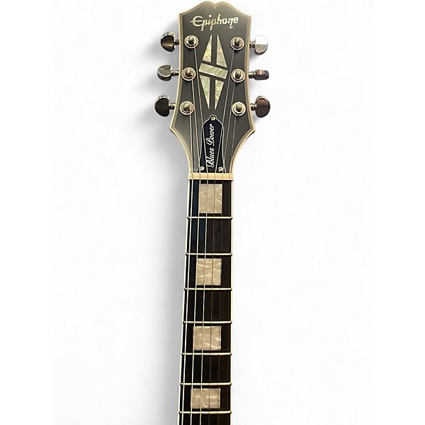 Used Epiphone Jared James Nichols "Old Glory" Les Paul Custom Gold Solid Body Electric Guitar