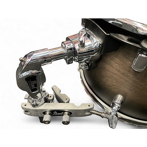 Used 2023 Pearl 3 Piece Decade Maple Satin Black Burst Drum Kit