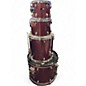 Used Ludwig 4 Piece BACKBEAT Dakota Red Drum Kit