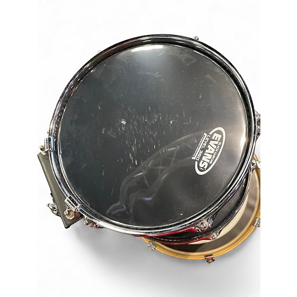 Used Pearl 4 Piece Export Series Silver Oyster Pearl Drum Kit