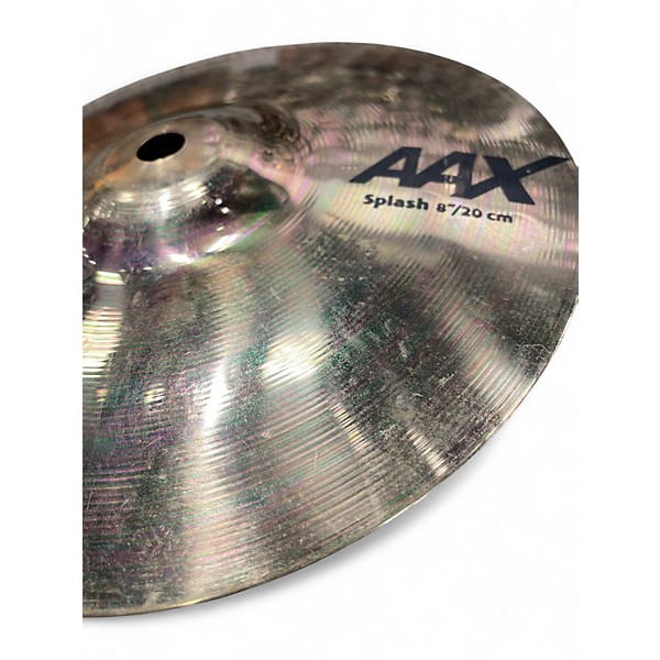 Used SABIAN 8in AAX Splash Brilliant Cymbal