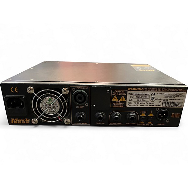 Used Markbass Little Mark Tube 800 Tube Bass Amp Head