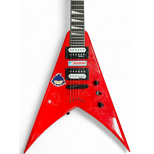 Used Jackson JS32 King V Red Solid Body Electric Guitar