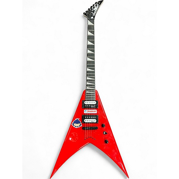 Used Jackson JS32 King V Red Solid Body Electric Guitar