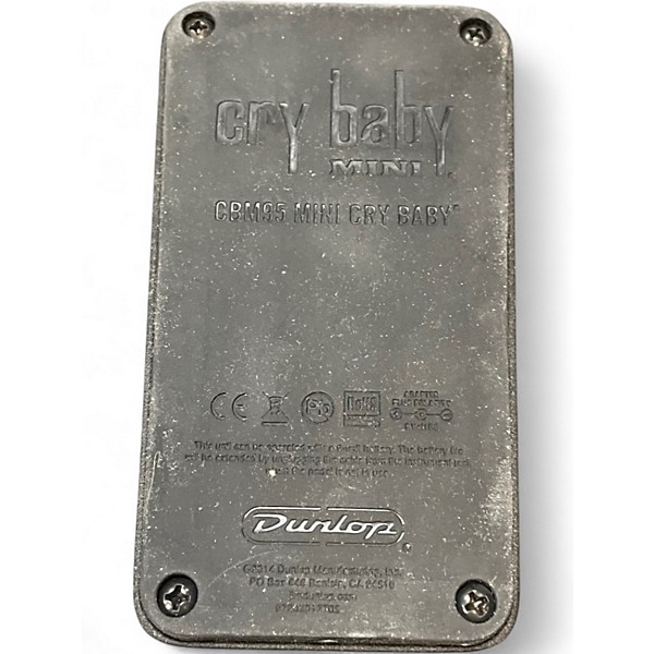Used Dunlop CBM95 Cry Baby Mini Wah Effect Pedal