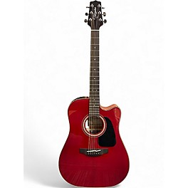 Used Takamine GD30CE Wine Red Acoustic Electric Guitar