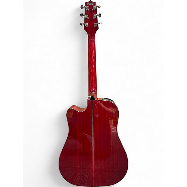 Used Takamine GD30CE Wine Red Acoustic Electric Guitar
