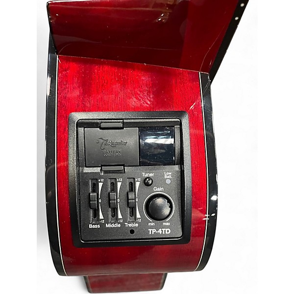 Used Takamine GD30CE Wine Red Acoustic Electric Guitar