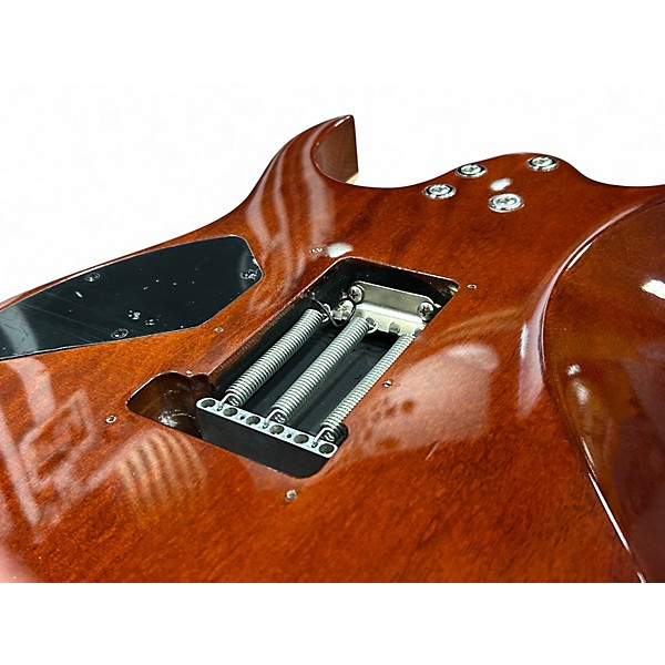 Used Ibanez GRG220PA2 Brown Black Burst Solid Body Electric Guitar