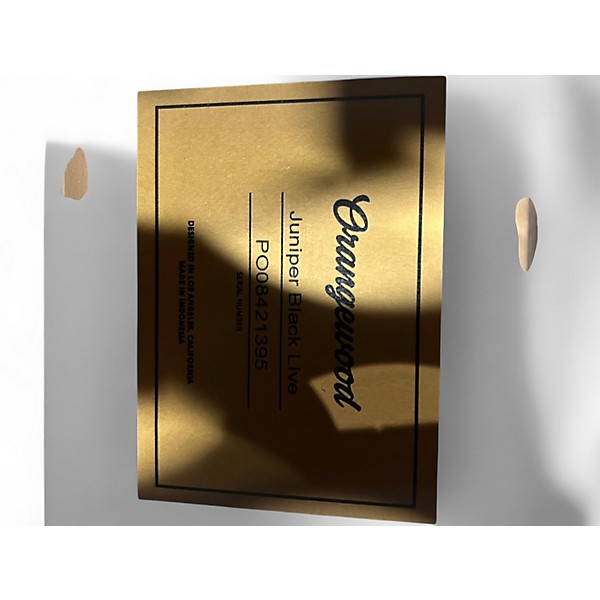 Used Orangewood Juniper Black Live Black Acoustic Electric Guitar