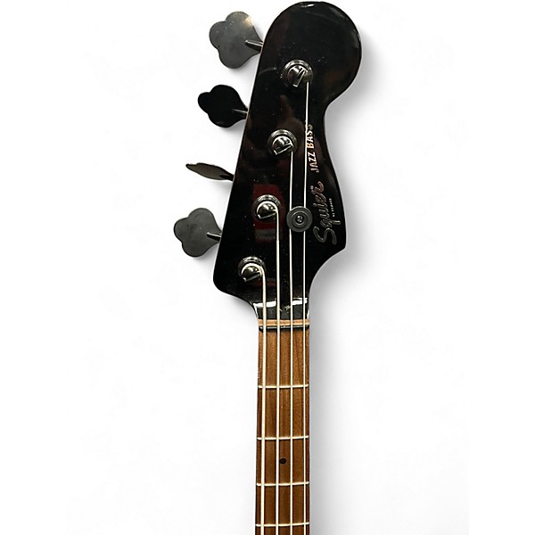 Used Squier Contemporary Jazz Bass Gold Electric Bass Guitar