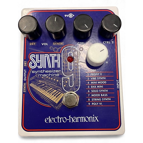 Used Electro-Harmonix SYNTH9 Synthesizer Effect Pedal
