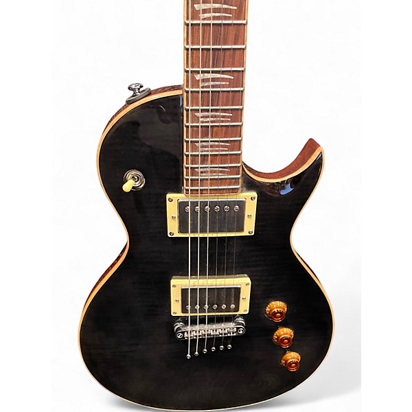 Used Mitchell MS450 Trans Gray Solid Body Electric Guitar