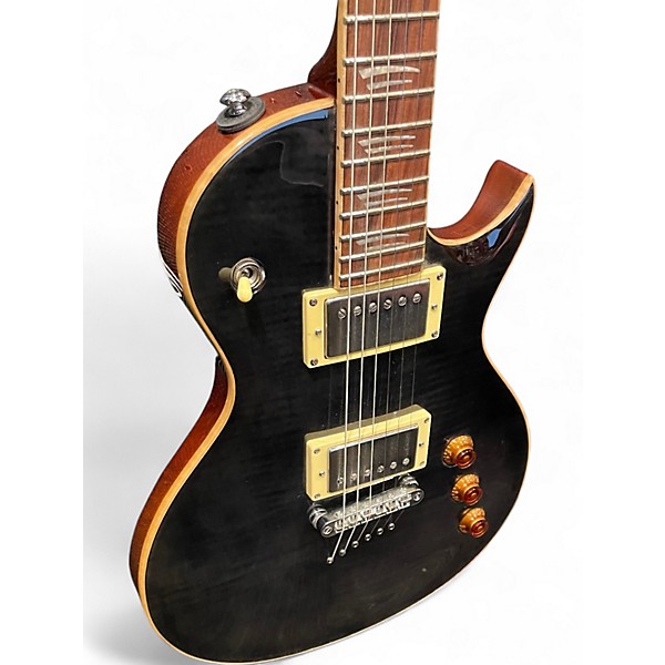 Used Mitchell MS450 Trans Gray Solid Body Electric Guitar