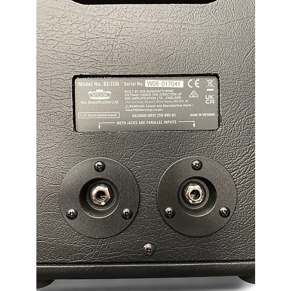 Used VOX BC108 25W 1X8 Guitar Cabinet