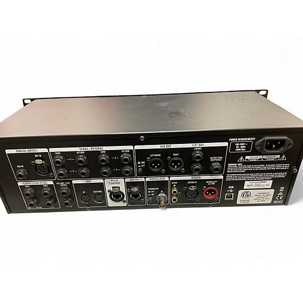 Used Line 6 Helix Rack with Helix Control Effect Pedal Package