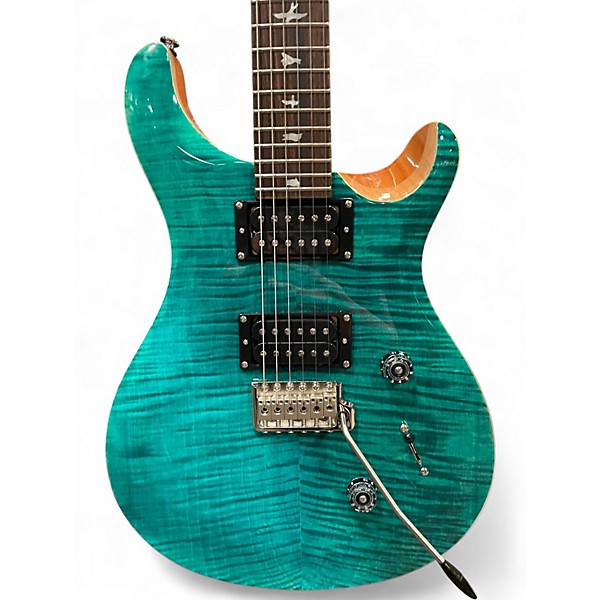 Used Prs Se SE Custom 24 Turquoise Solid Body Electric Guitar