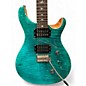 Used Prs Se SE Custom 24 Turquoise Solid Body Electric Guitar